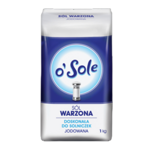Sól warzona Jodowana Spożywcza 1 kg o'Sole X10